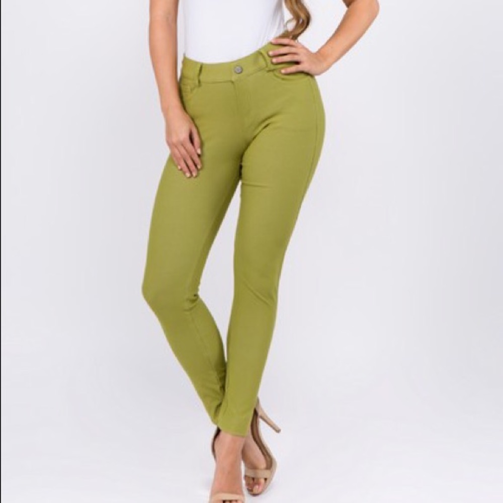 Olive Stretchy Jegging